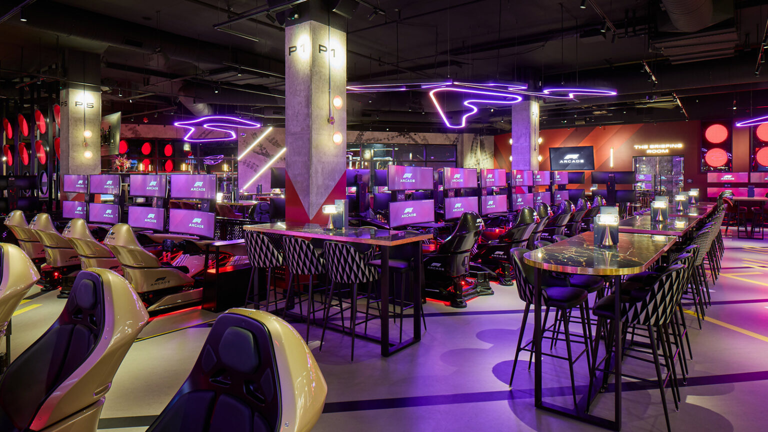Led Arcade Design Ideoli wins LIT design award for dynamic F1 Arcade lighting - Ideoli