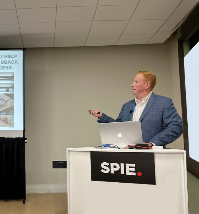 Chris Hartswick at SPIE Optical Engineering