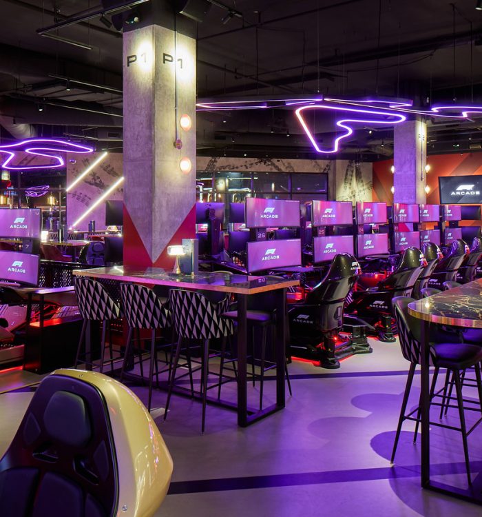 F1 Arcade Washington DC Ideoli Lighting