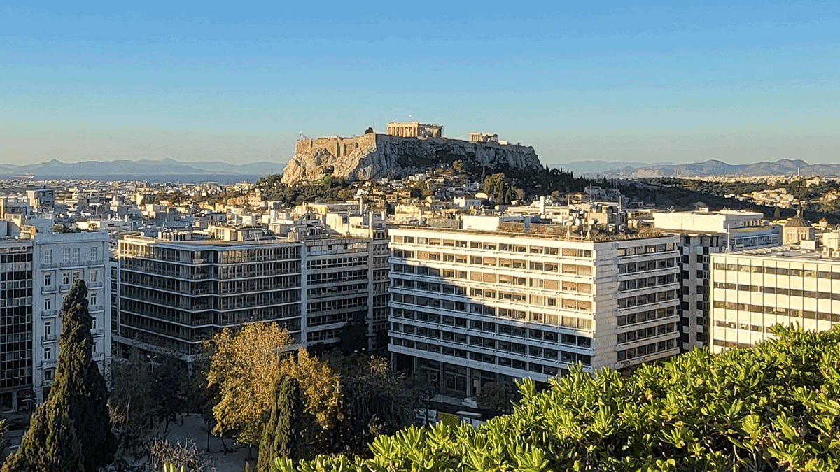 48-hour trip to Athens to open the new European office