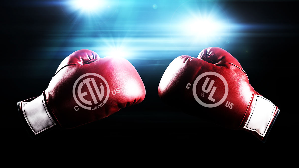 The difference — or lack thereof — between ETL and UL certification
