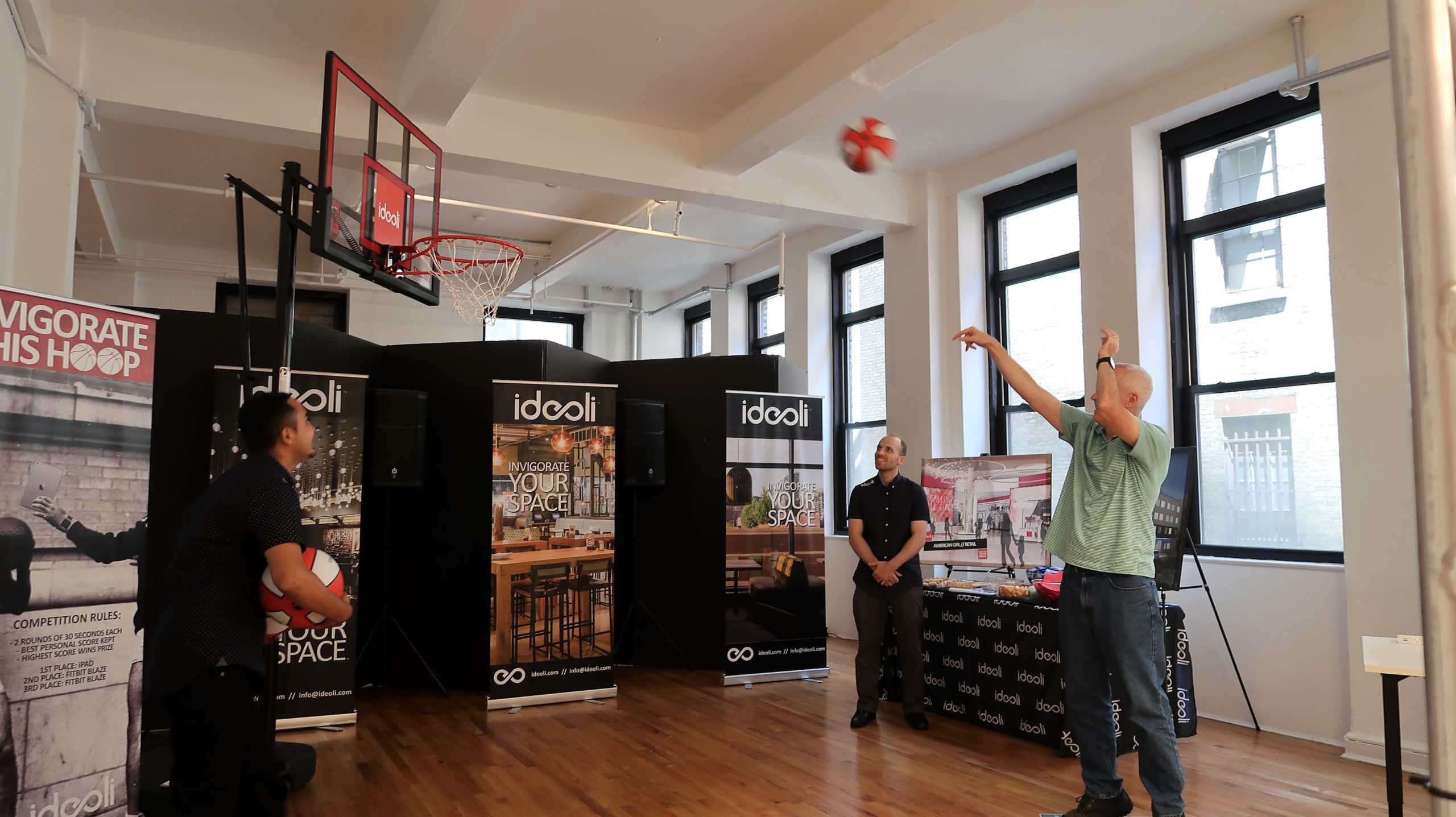 We don’t make our partners jump through hoops – but we play hoops with them