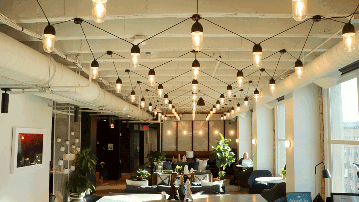 Ideoli’s showcase led end-to-end chandelier brings spaces to life