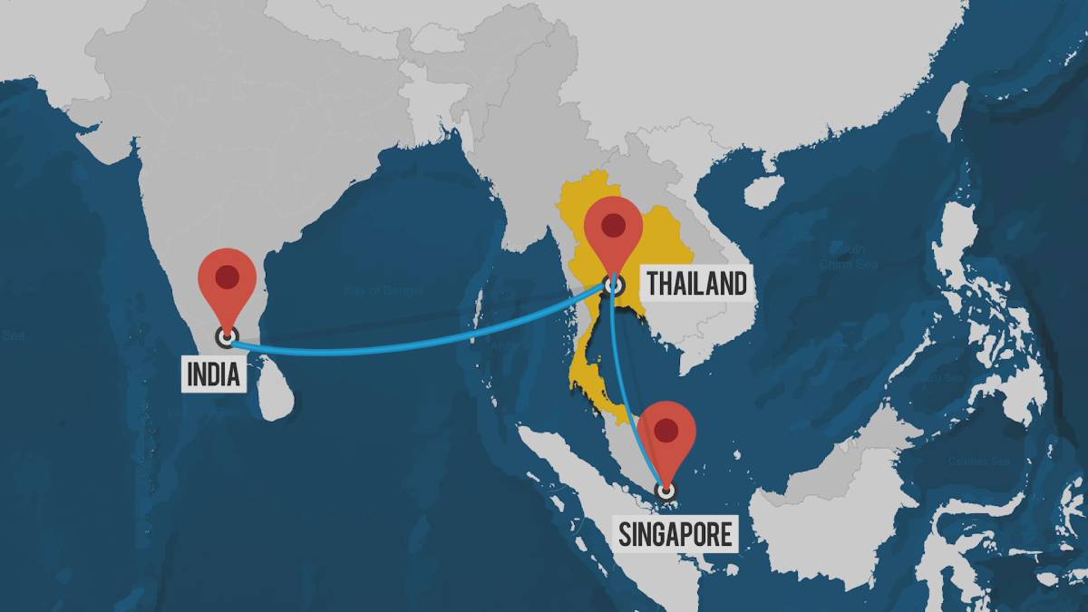 90-hour world tour: Singapore, Thailand, India, Germany & Los Angeles