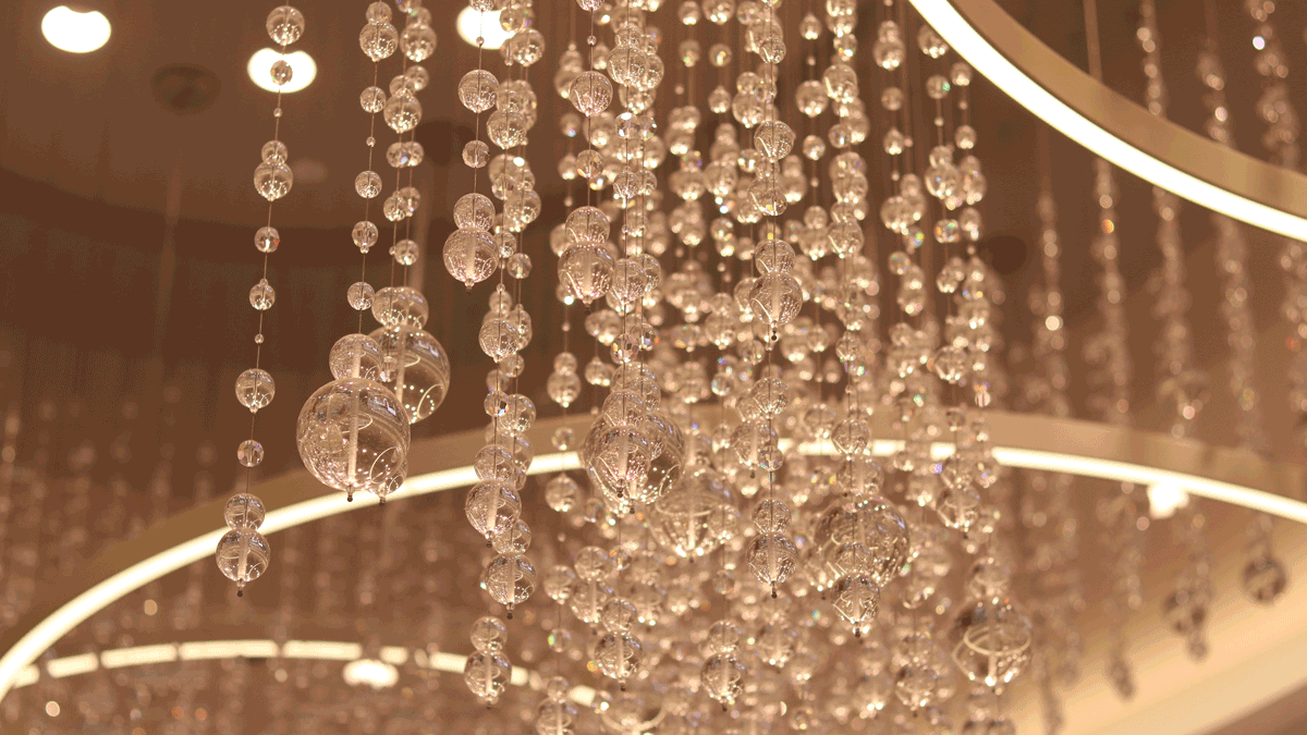 Ideoli’s decorative LED ring chandeliers give that “WOW” factor