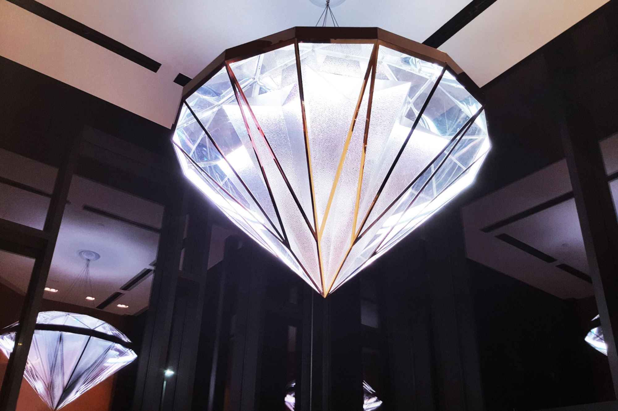 Ideoli’s custom LED Diamond chandelier product awarded 2019 good design® Award